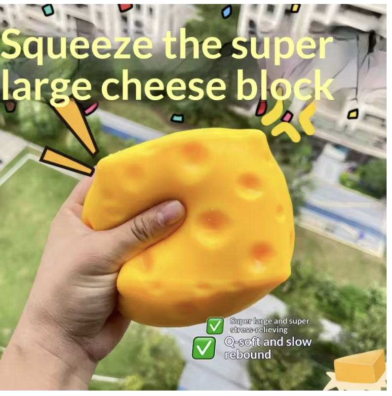 Calming Sensory Cheese Squish